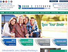 Tablet Screenshot of eastcountybraces.com